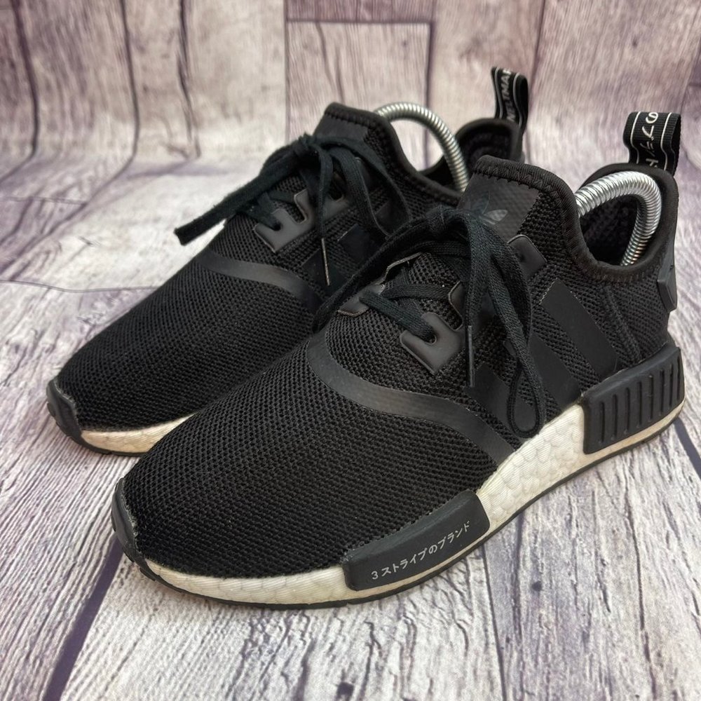 Adidas NMD_R1 Japan Core Black Women's Size 6 Athletic Running Sneakers Shoes - Picture 4 of 10